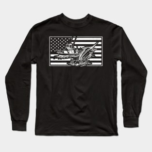 American Ocean Fishing Long Sleeve T-Shirt